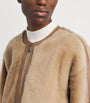 Max Mara Beige Shearling Jacket