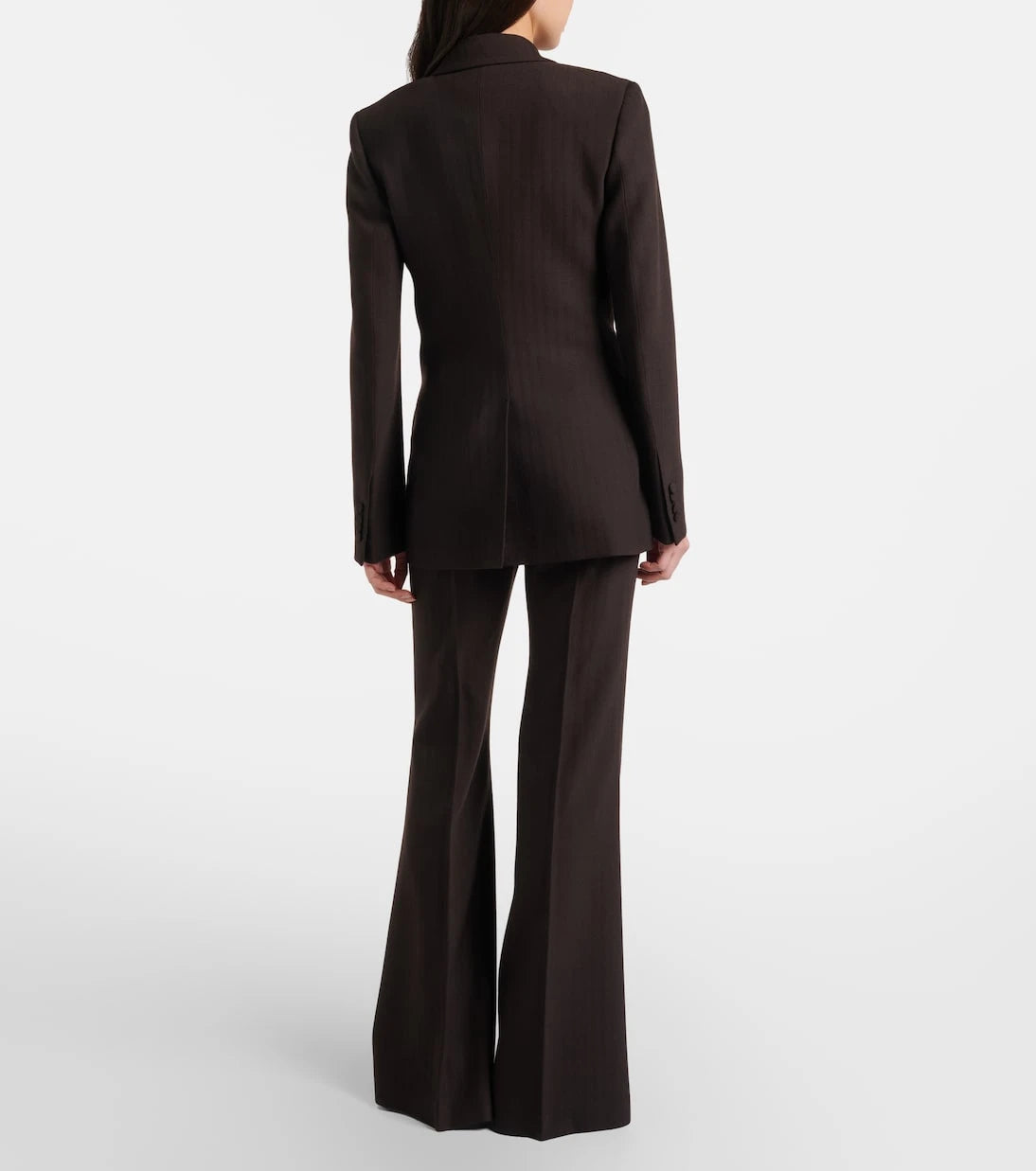 Gabriela Hearst - Rhein high-rise wool flared pants