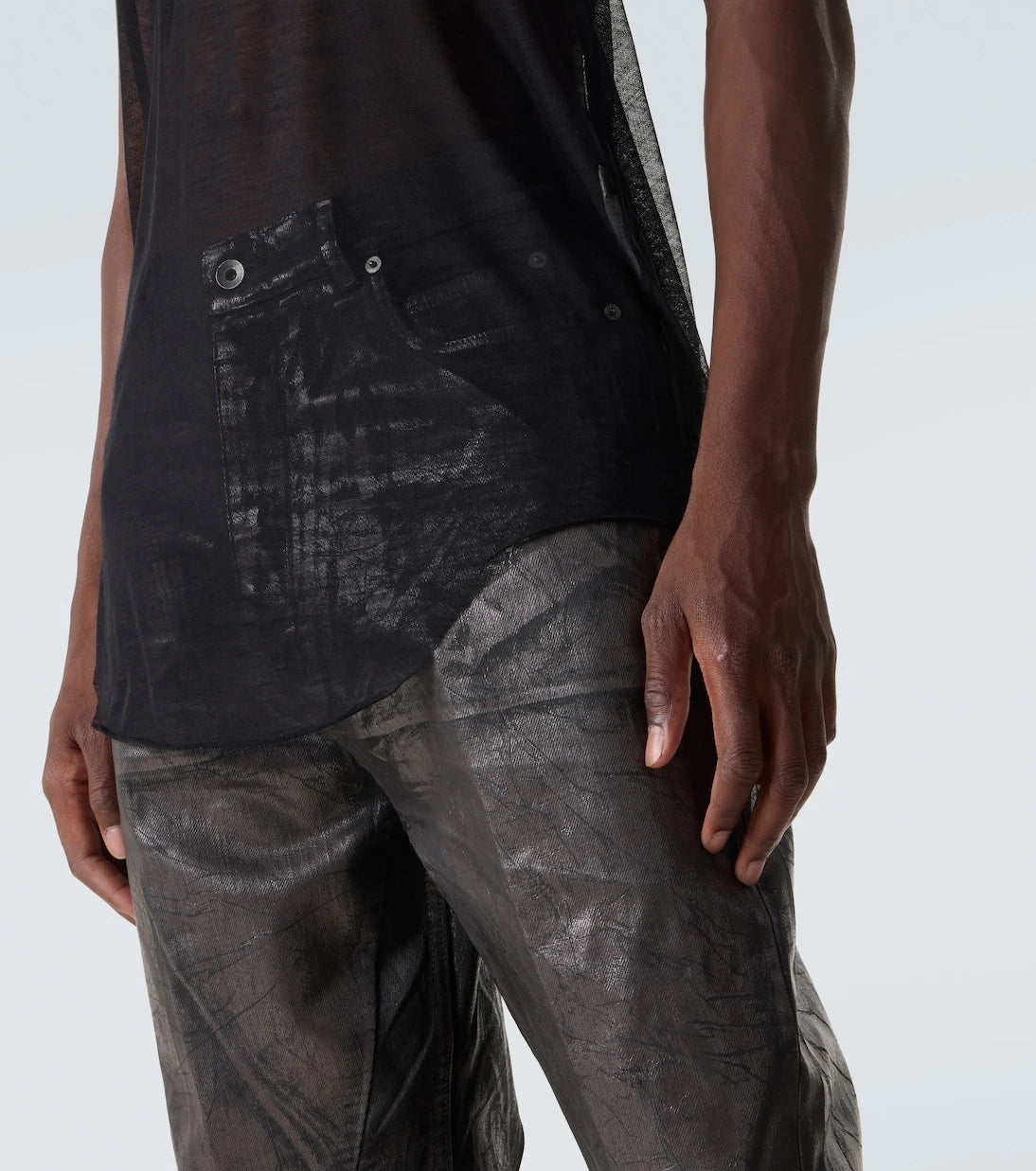 Rick Owens - Wool-blend tank top