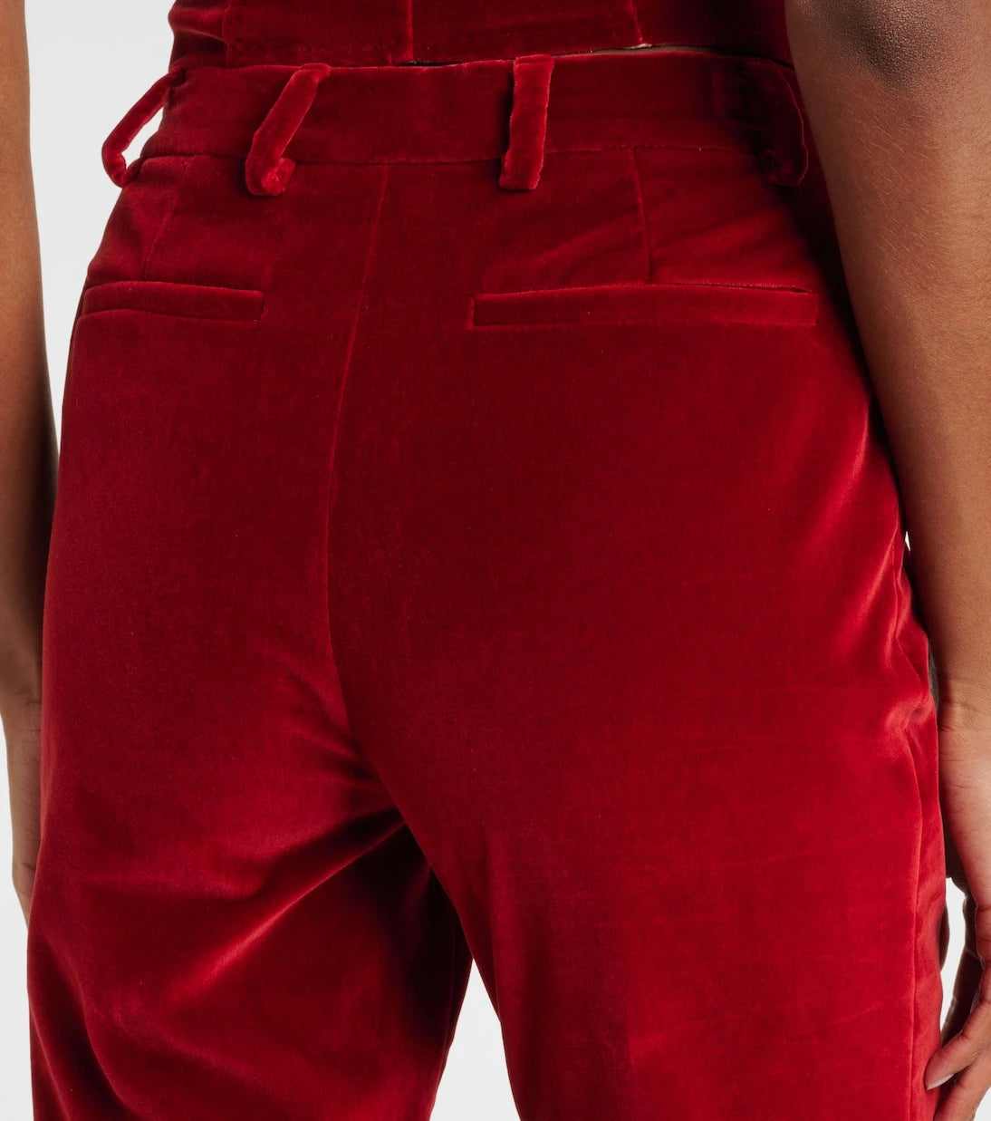 Etro - Cotton velvet flared pants