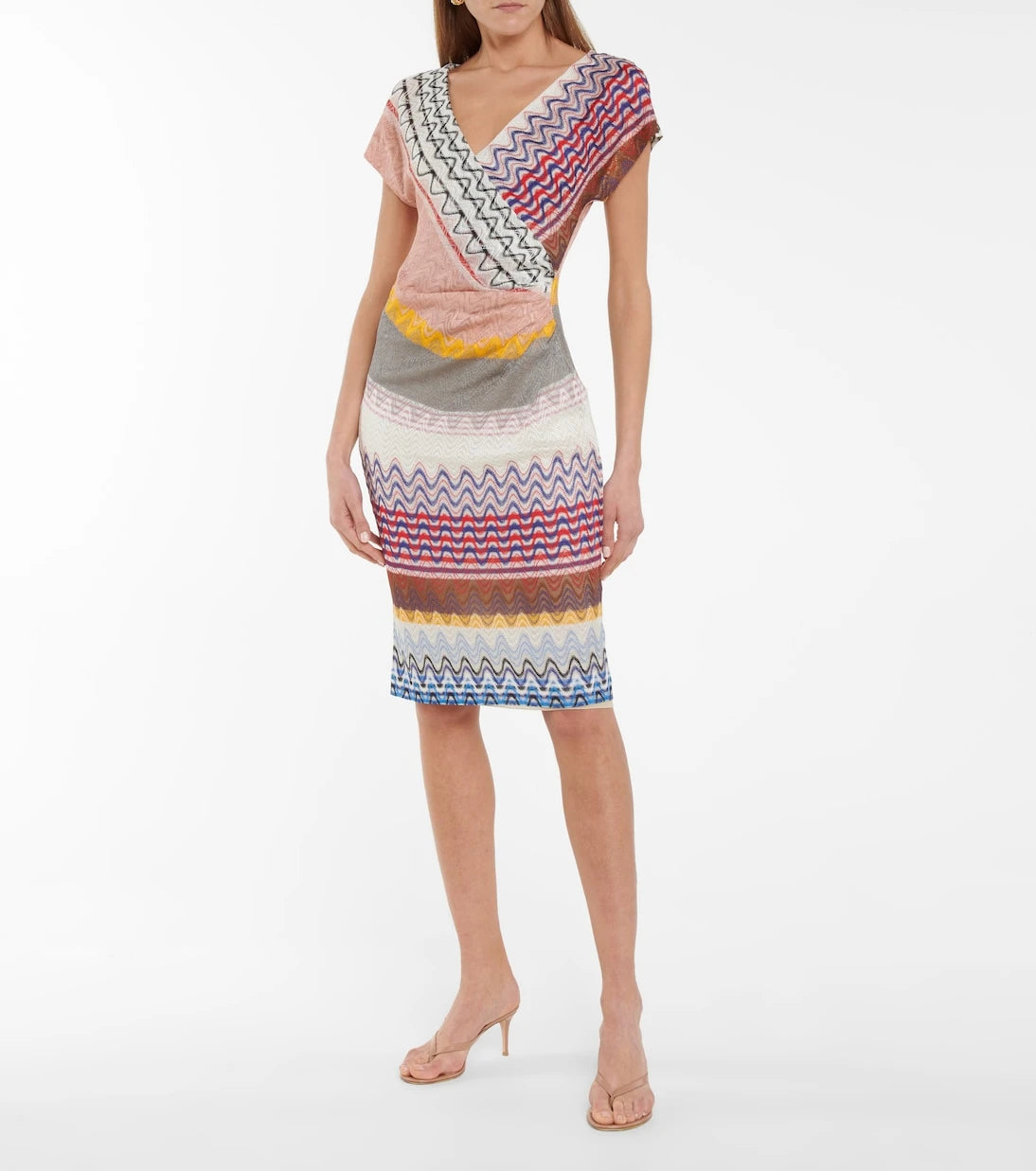 Missoni - Zig-zag knit midi dress