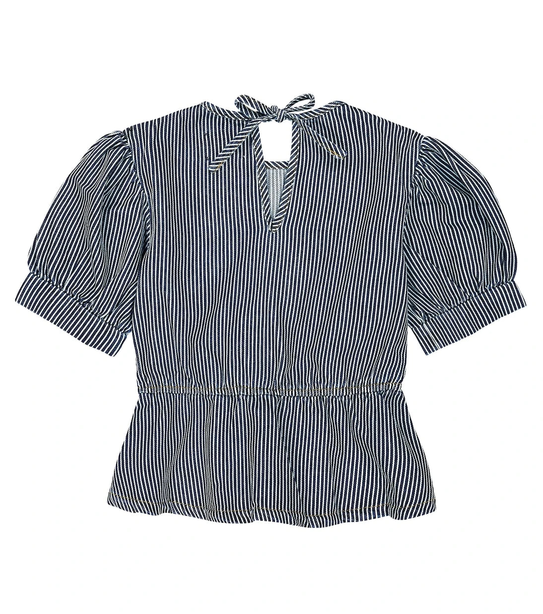 The New Society - Ventura striped denim top