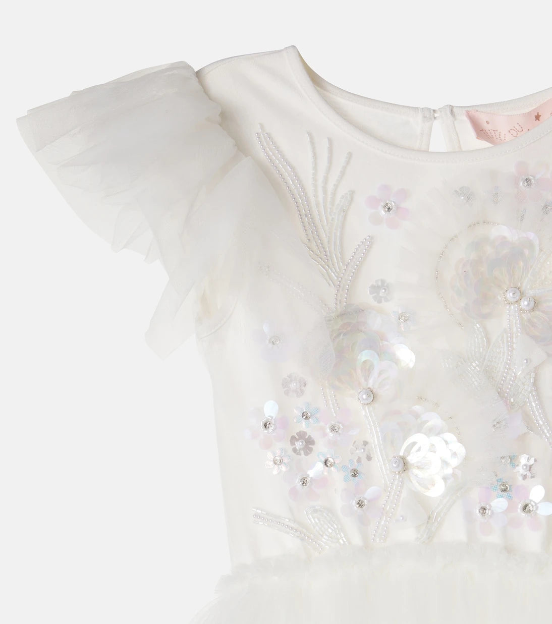 Tutu Du Monde - Cascade embellished tulle dress