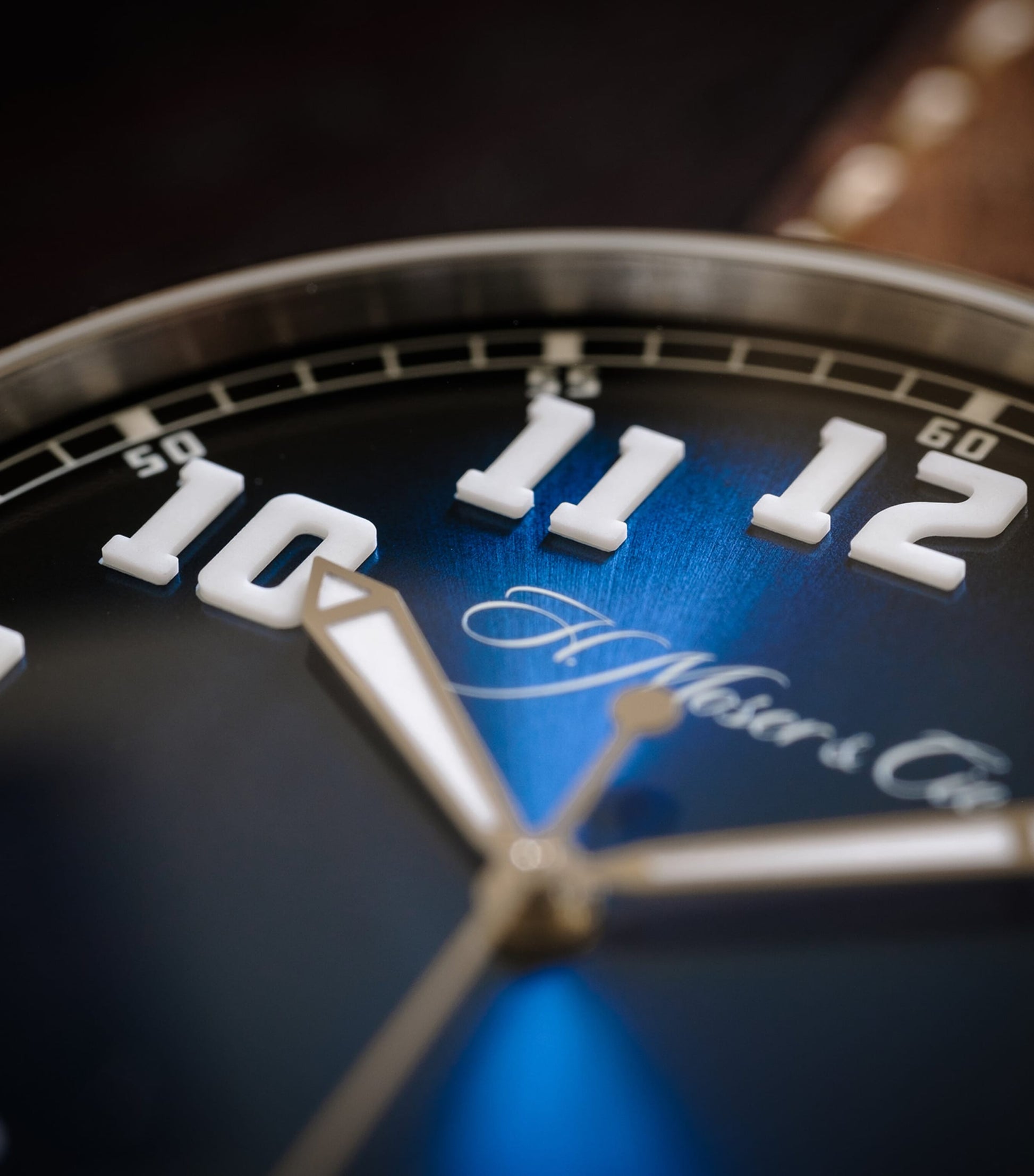 H. Moser & Cie Stainless Steel Heritage Centre Seconds Watch 42mm