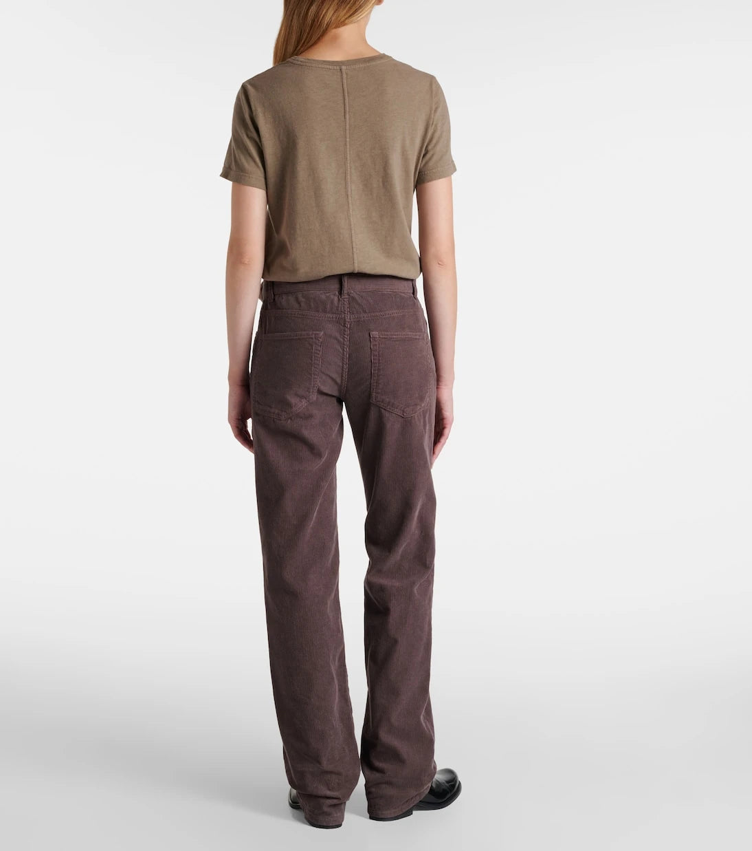 The Row - Carlyl mid-rise corduroy straight pants