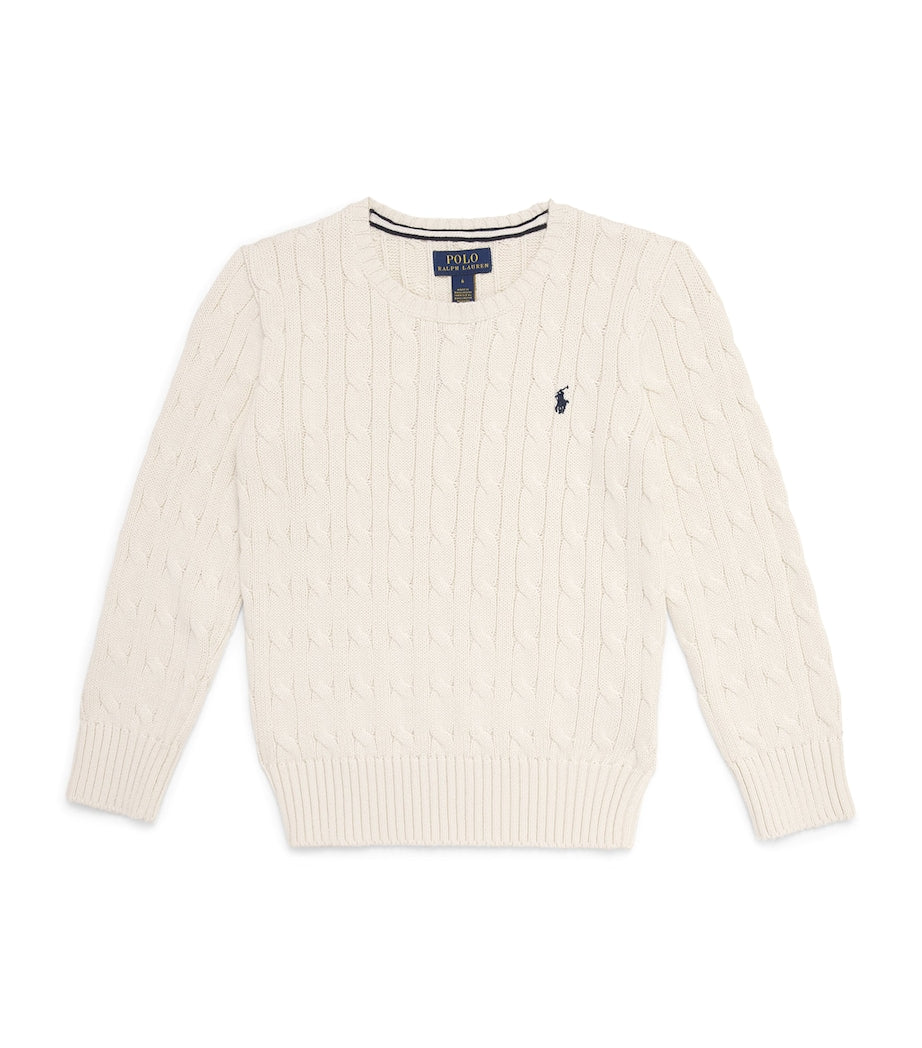 Ralph Lauren Kids Cotton Cable-Knit Sweater (6-14 Years)