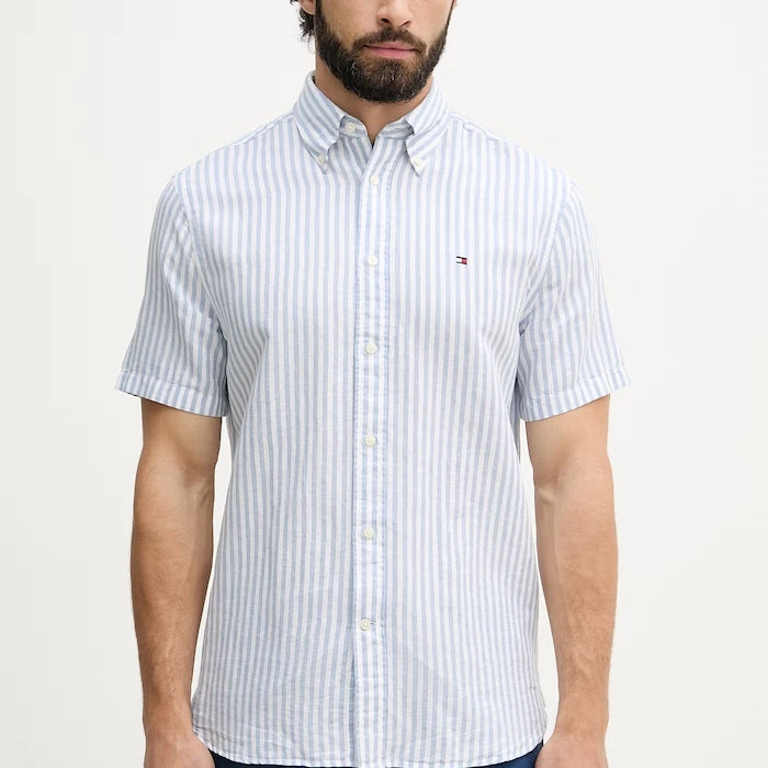 Tommy Hilfiger риза мъжка с лен