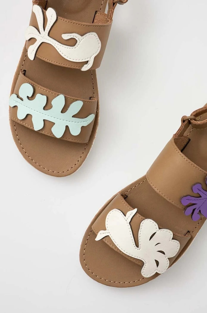 Camper Deri Çocuk Sandaletleri