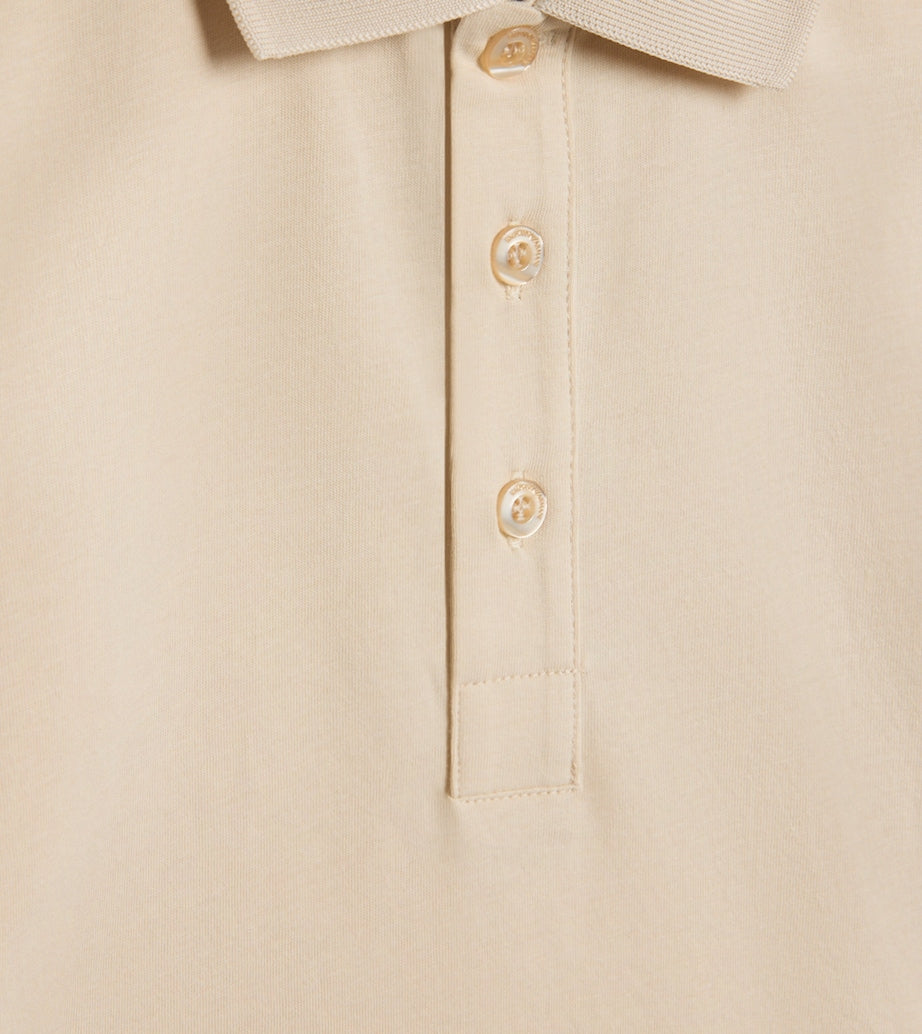 Emporio Armani Kids Cotton Logo Polo Shirt (6-36 Months)