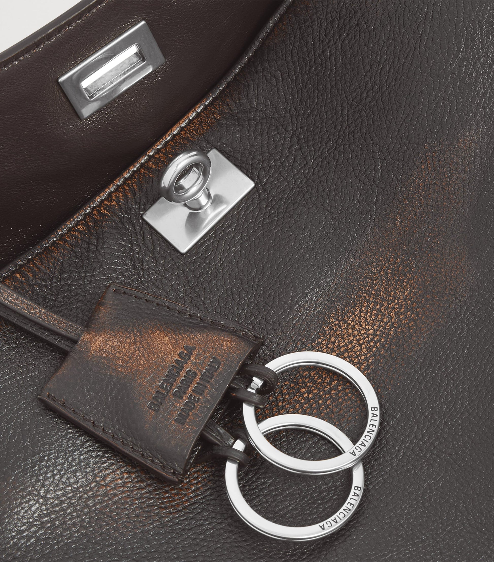 Balenciaga Beige Small Calfskin Rodeo Shoulder Bag