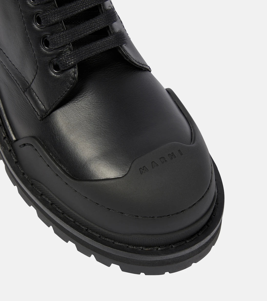 Marni - Dada leather combat boots