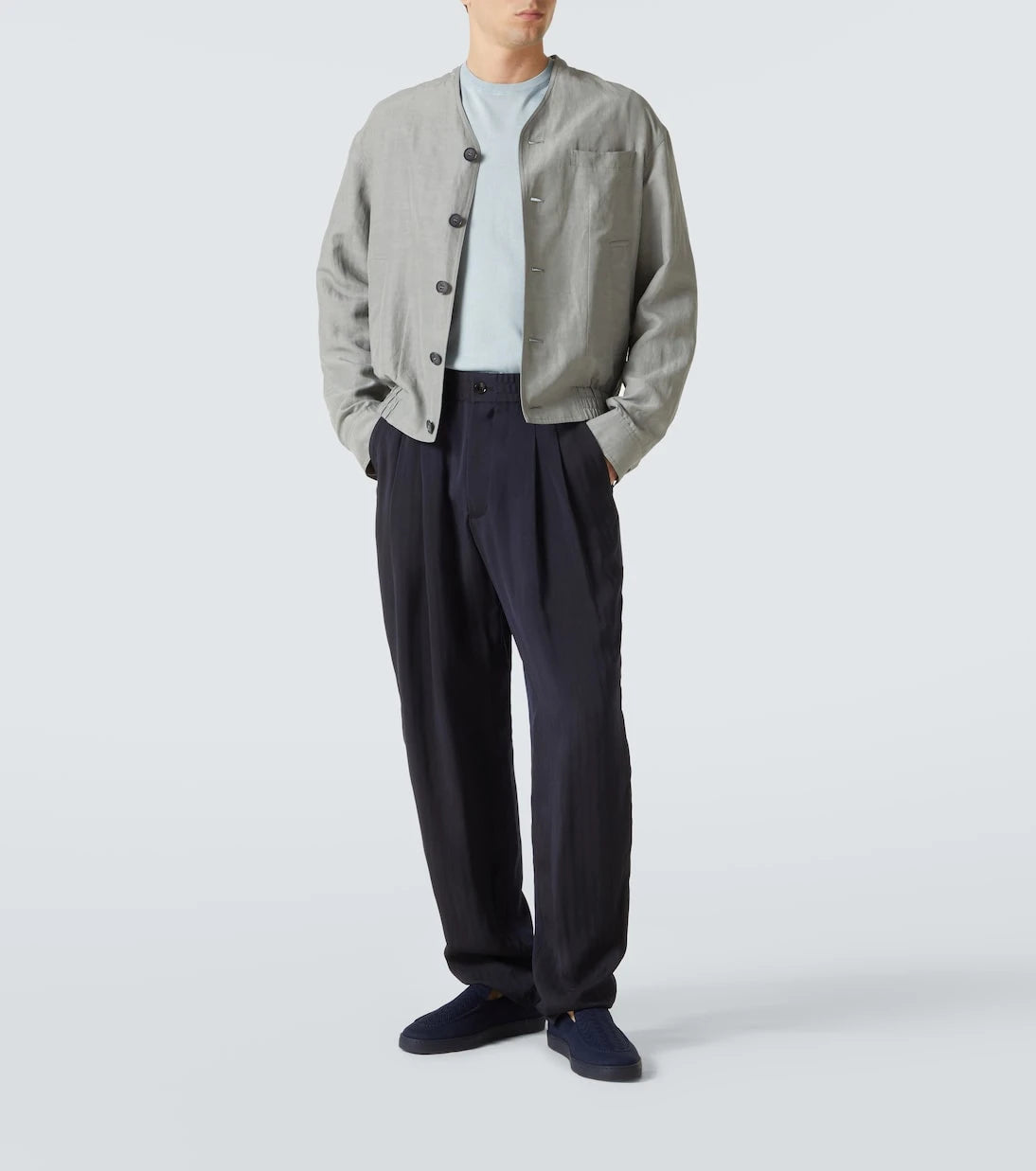 Giorgio Armani - Canvas slip-on shoes