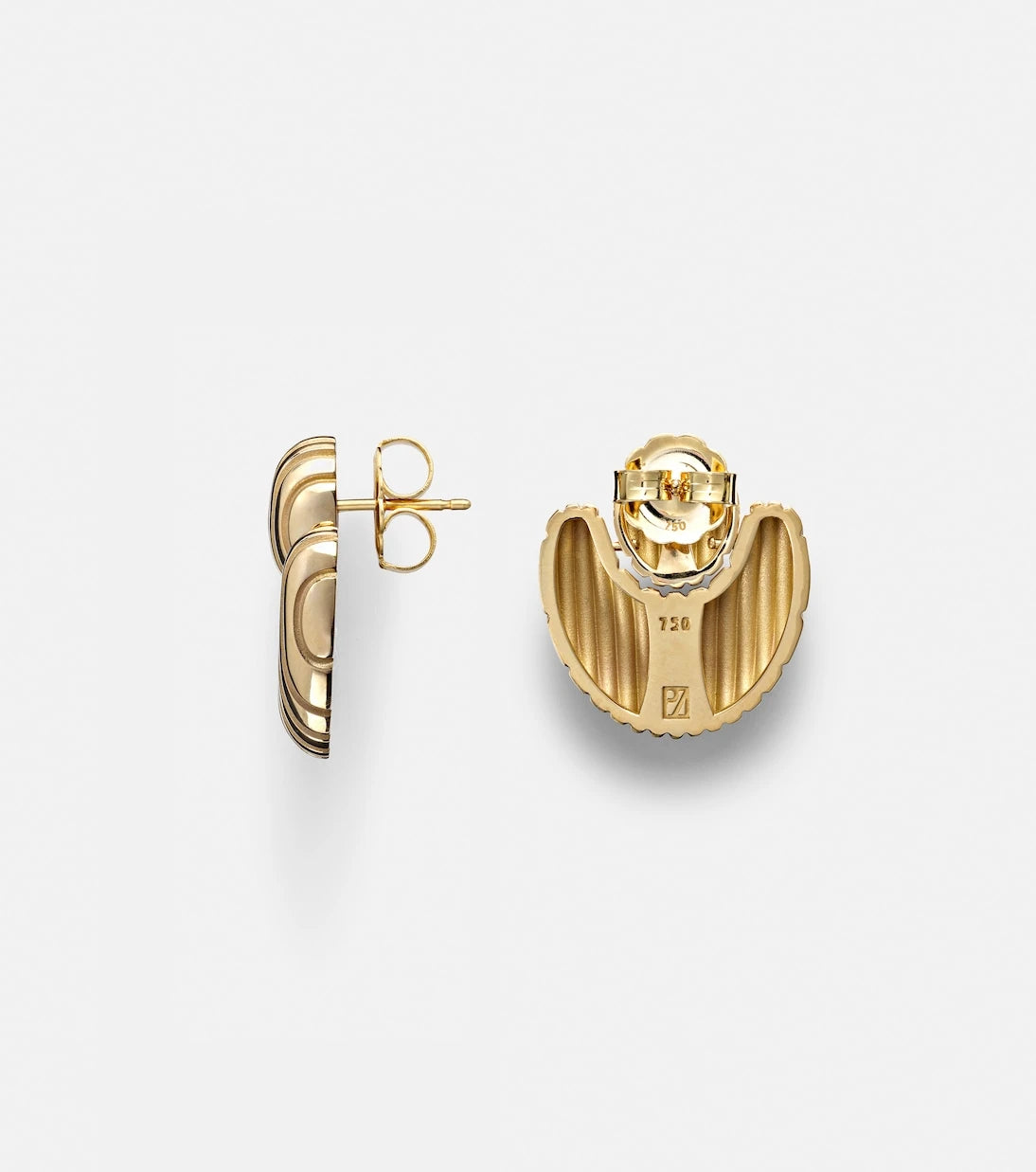 Pamela Zamore - Isla Nest 18kt gold earrings