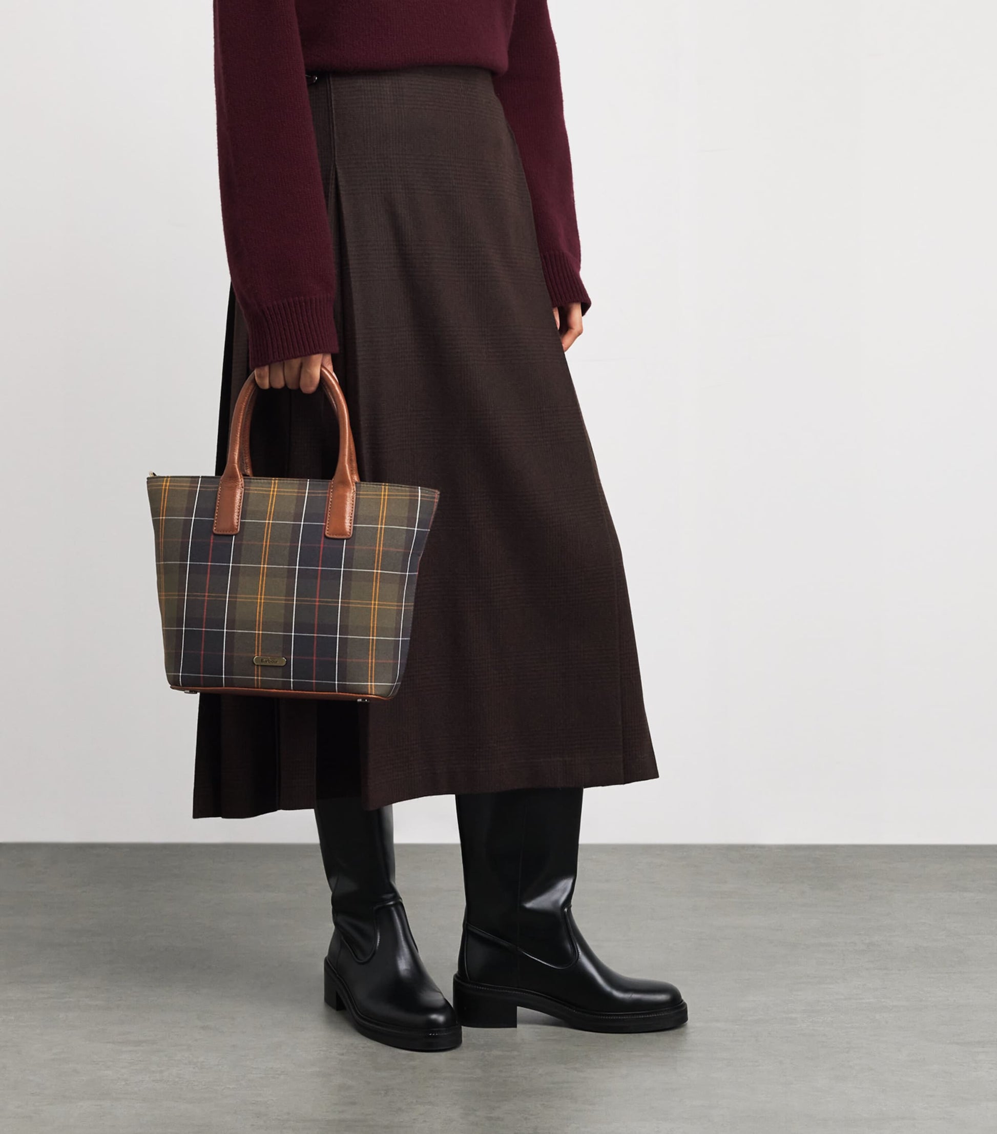 Tartan Birch Tote Bag