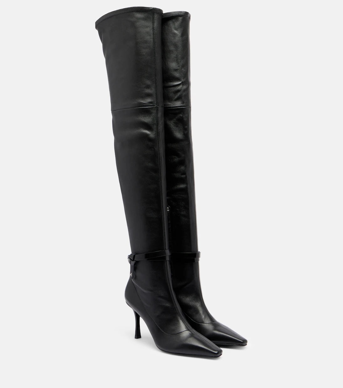 Jimmy Choo - Camie 85 leather over-the-knee boots