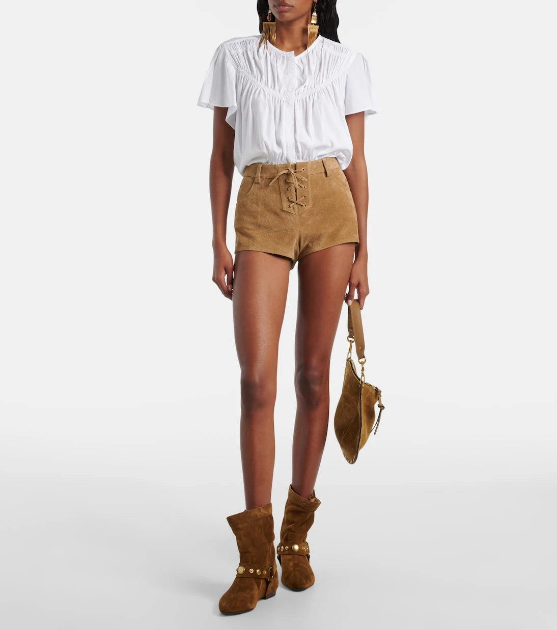 Isabel Marant - Stania studded suede ankle boots