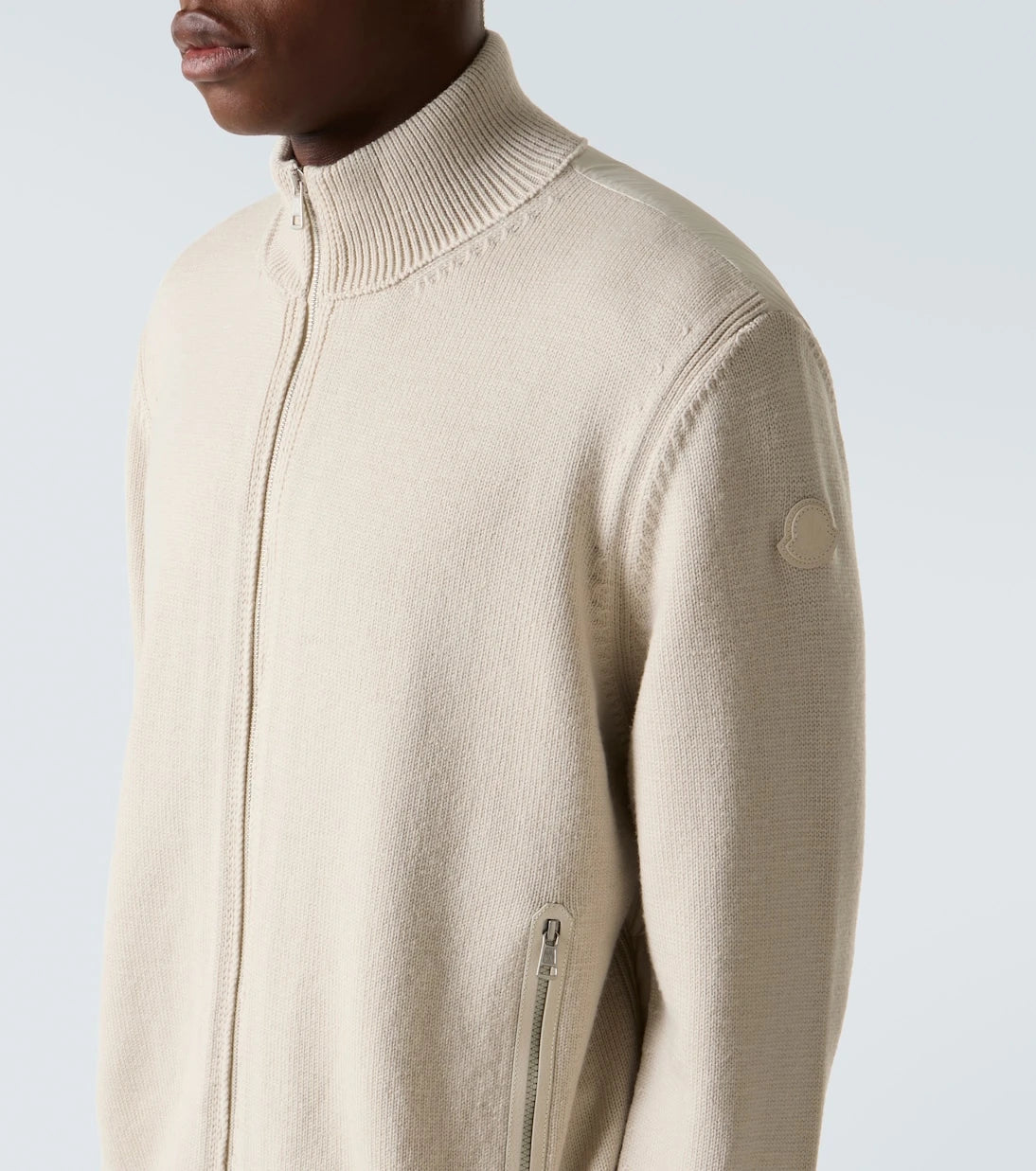 Moncler - Wool zip-up sweater