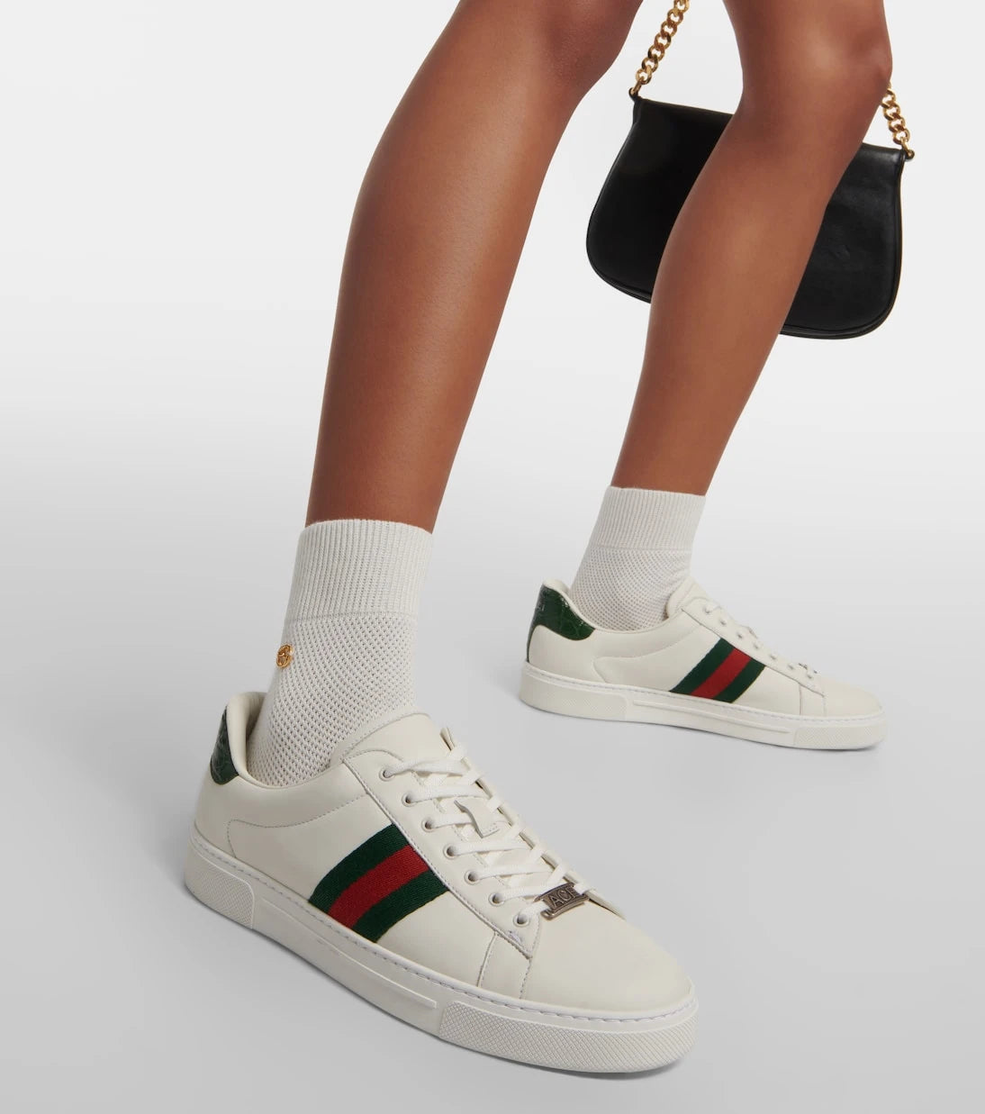 Gucci - Ace leather sneakers