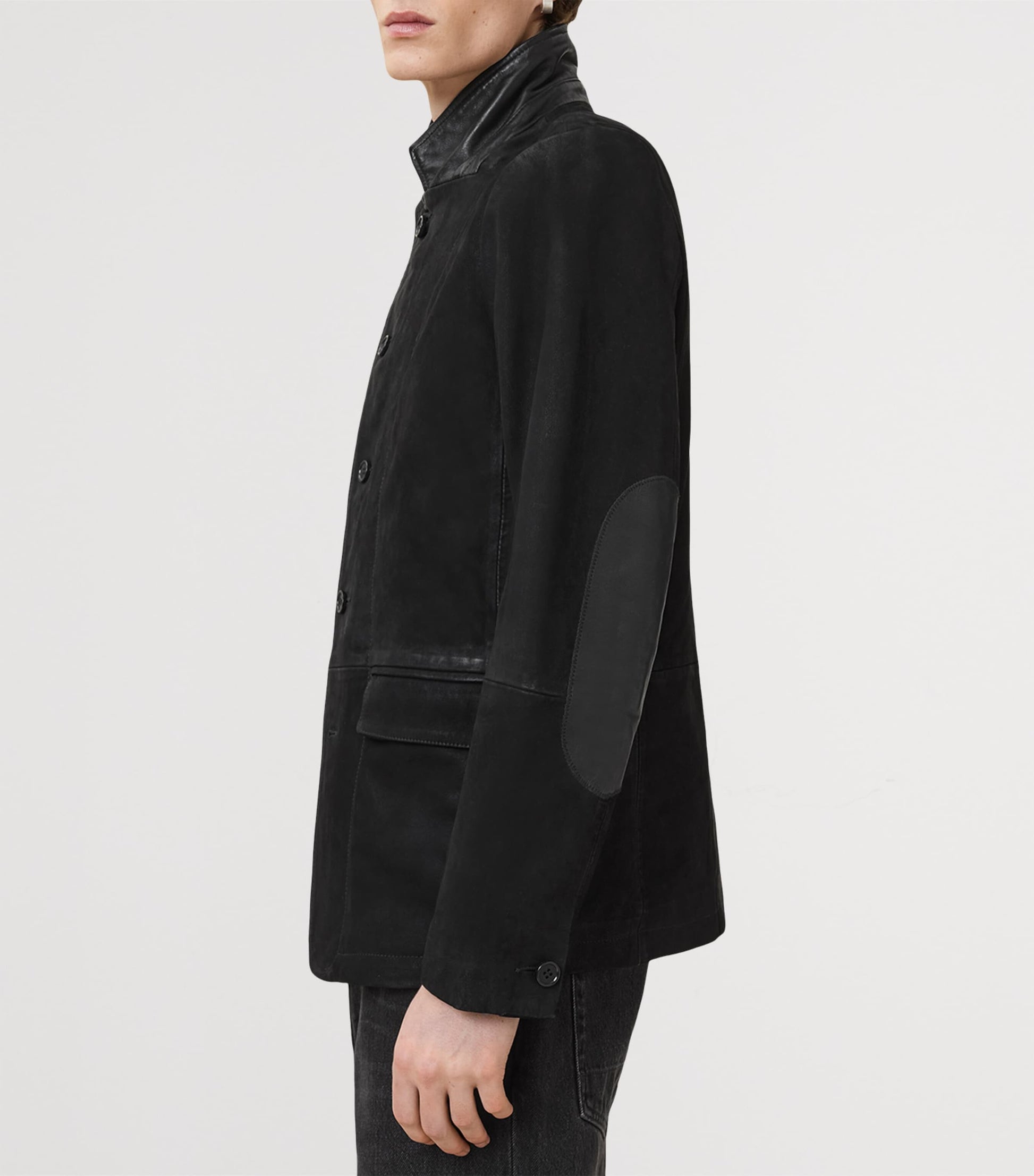 Suede Survey Blazer BLACK