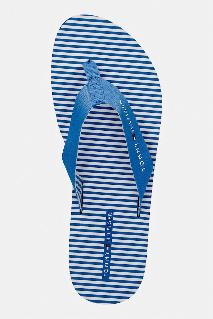 Tommy Hilfiger Kadın Parmak Arası Terlik TH ITHACA STRIPE SUMMER SANDAL