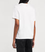 Victoria Beckham White Organic Cotton Slogan T-Shirt