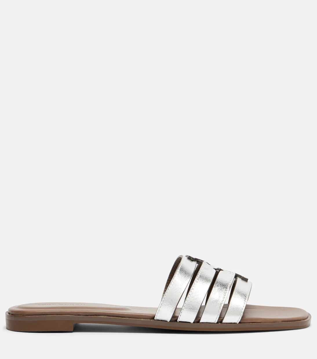 Tory Burch - Metallic leather slides