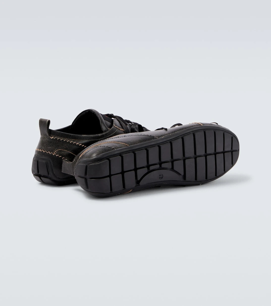 Simone Rocha - Ballerina Grip leather sneakers