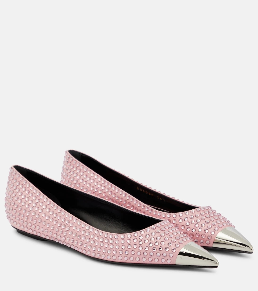 Area - Rhinestone-embellished ballet flats