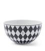 Set of 2 Porcelain Chequerboard Cereal Bowls (12cm)