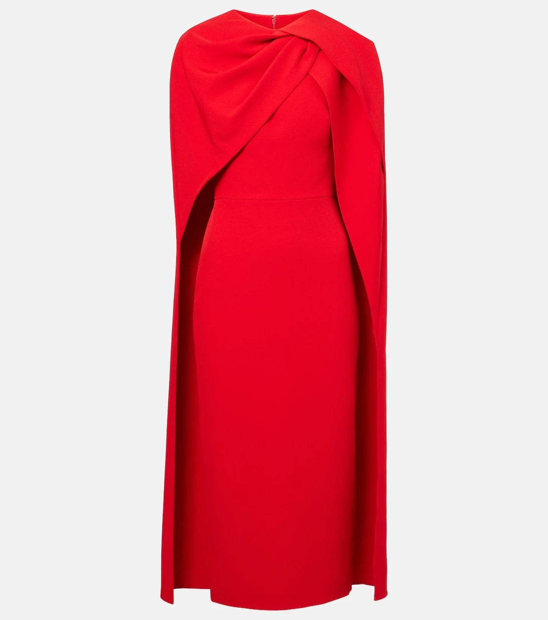 Safiyaa - Cape-detail midi dress