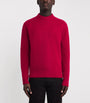 Barbour Red Wool Grangetown Sweater
