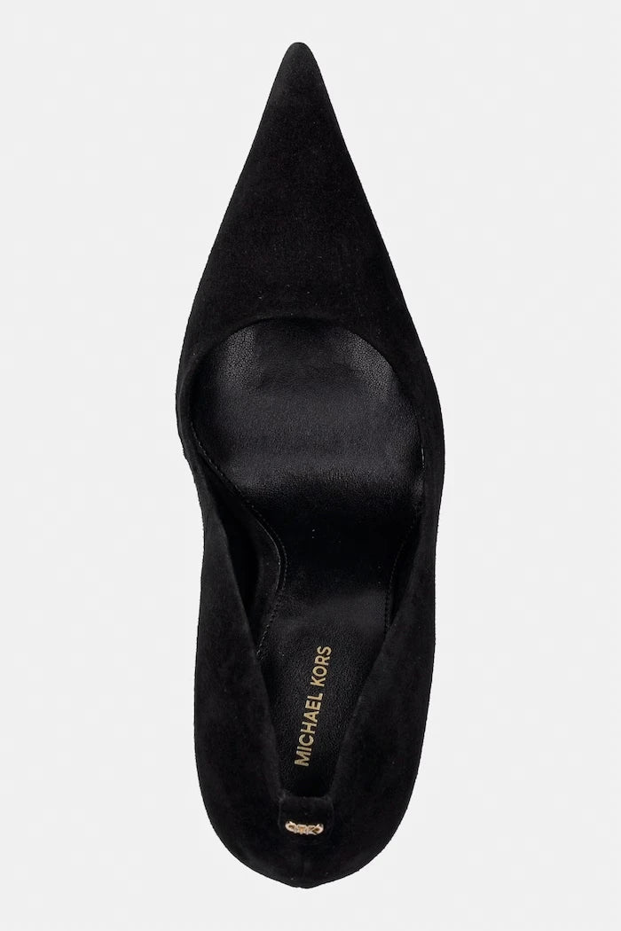 MICHAEL Michael Kors обувки с ток от велур Elyse High Pump