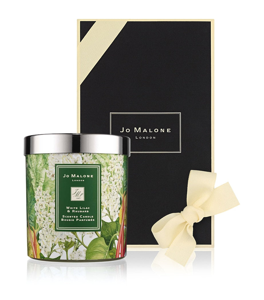 White Lilac & Rhubarb Charity Classic Candle (200g)