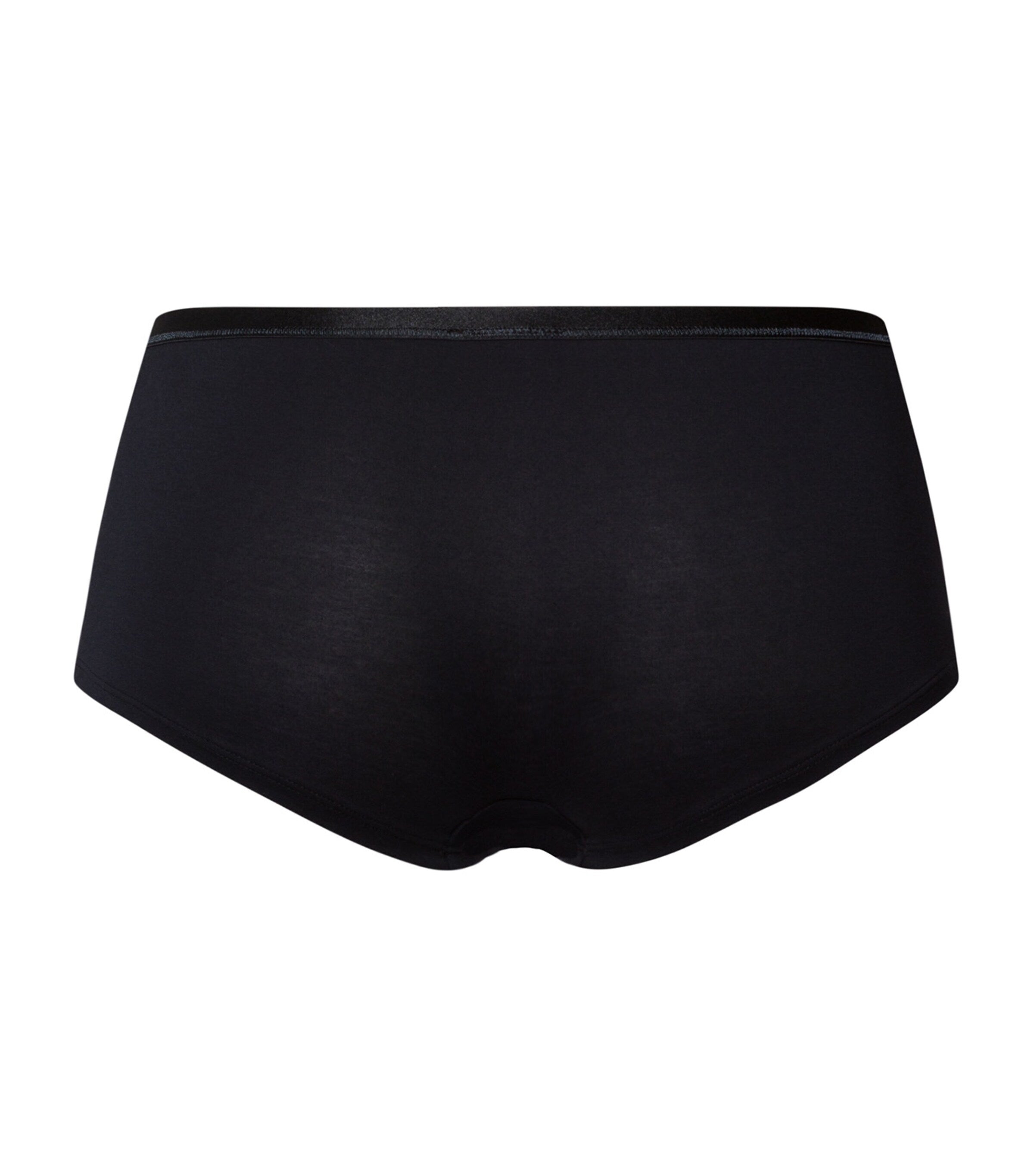 Hanro Black Stretch-Cotton Sensation Boyleg Briefs