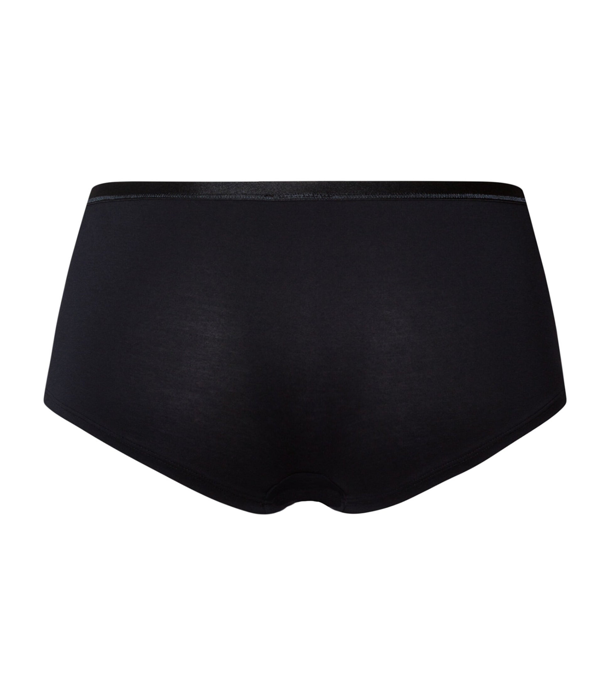 Hanro Black Stretch-Cotton Sensation Boyleg Briefs