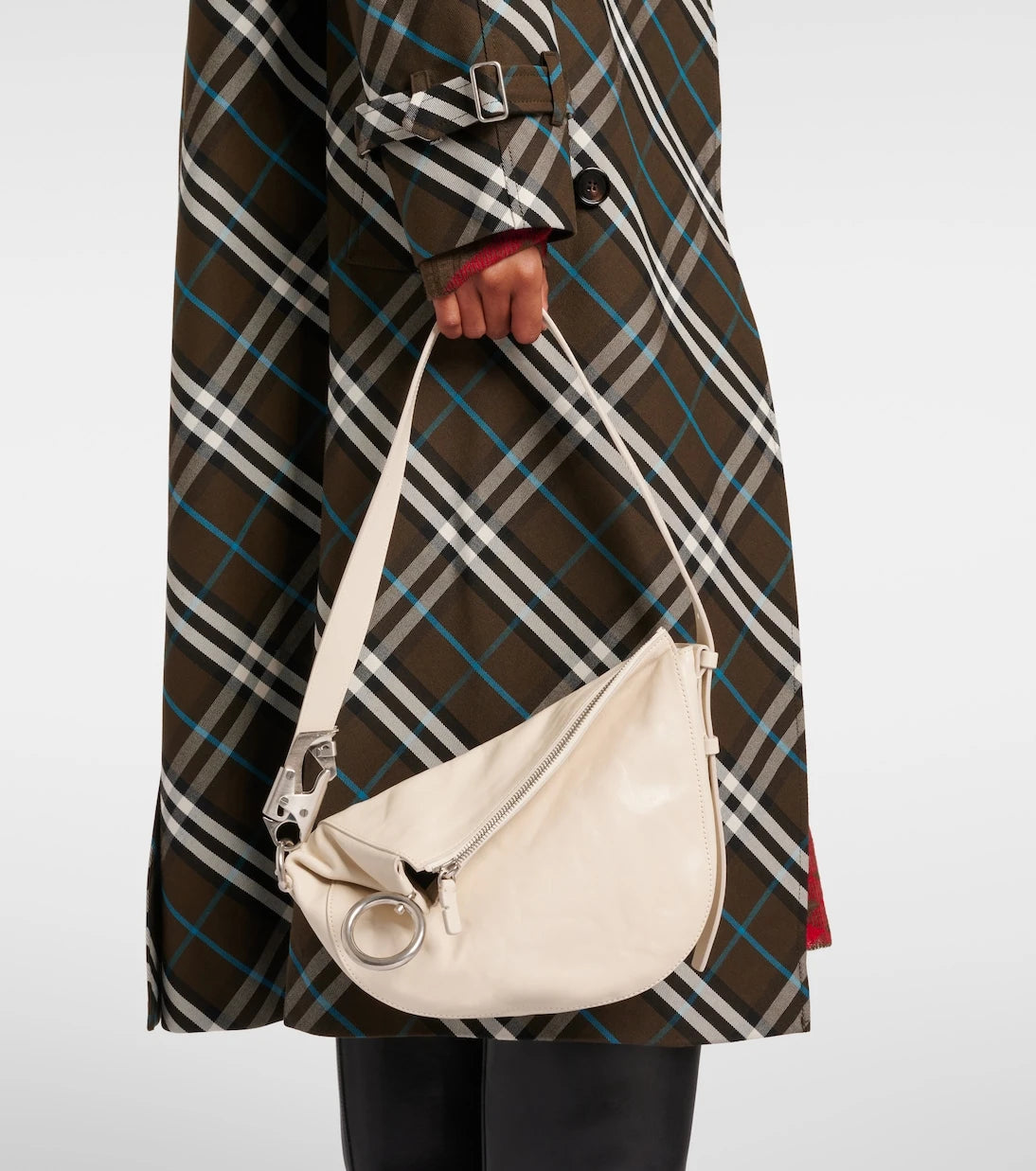 Burberry - Knight Small leather shoulder bag