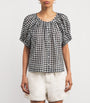 DÔEN Multi Check June Blouse