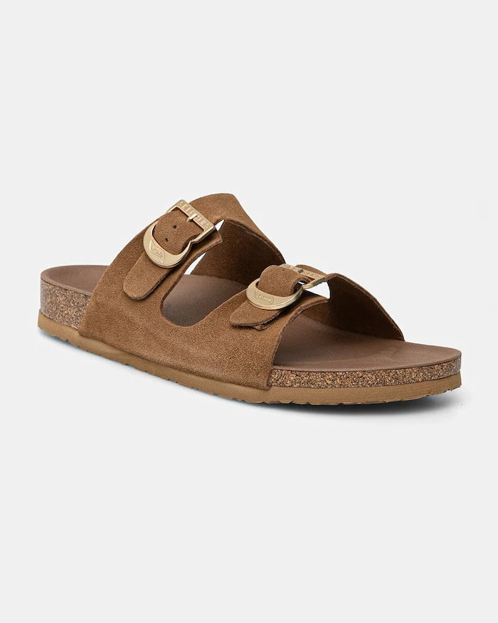 Skechers kadın süet terlik ARCH FIT GRANOLA