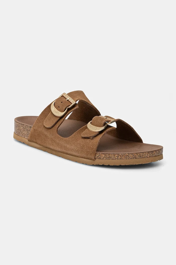 Skechers kadın süet terlik ARCH FIT GRANOLA