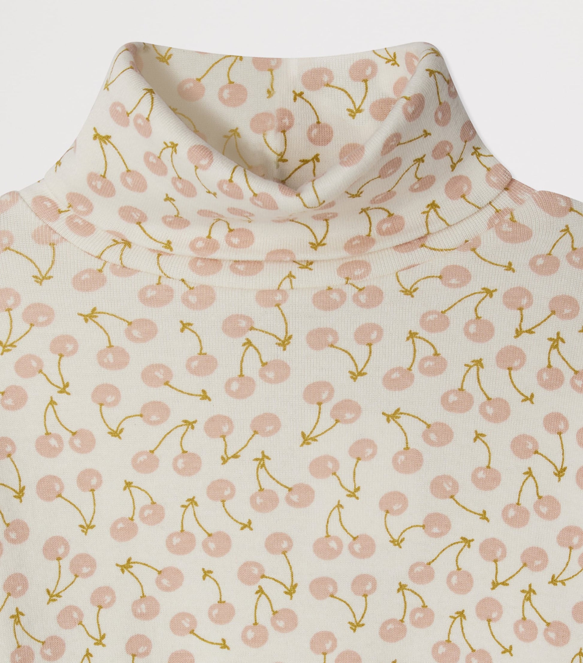 Organic Cotton Cherry Rollneck Sweater (4-8 Years)