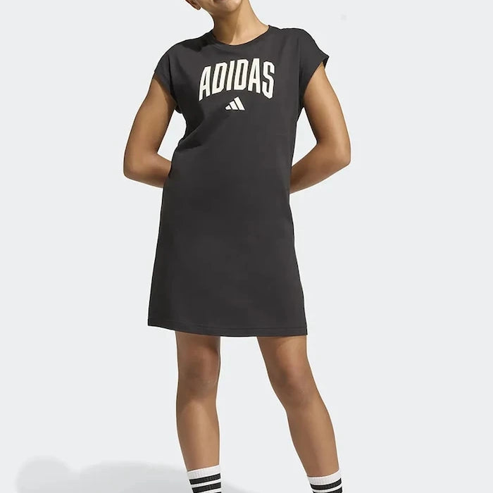 Детска памучна рокля adidas