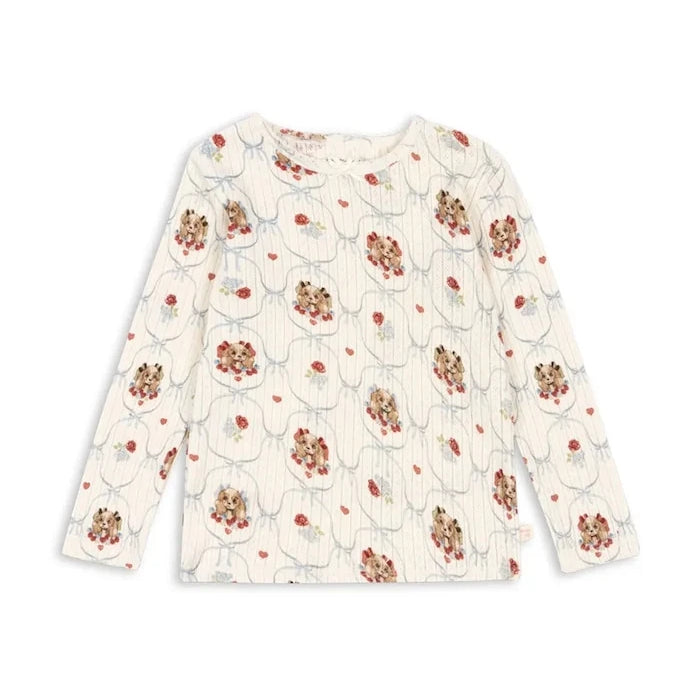 Konges Sløjd MINNIE BLOUSE GOTS Uzun Kollu Çocuk Bluz