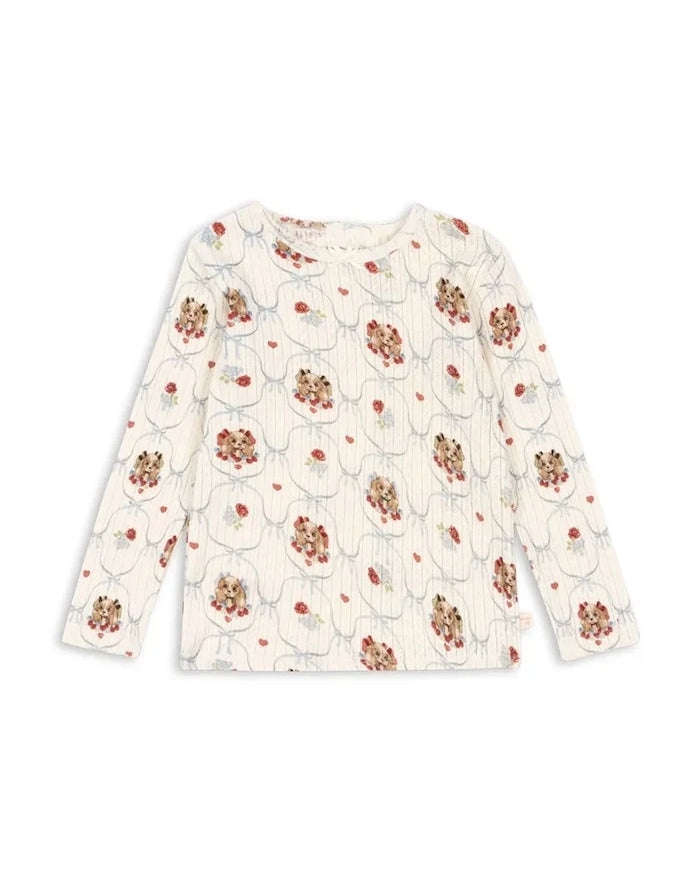 Konges Sløjd MINNIE BLOUSE GOTS Uzun Kollu Çocuk Bluz