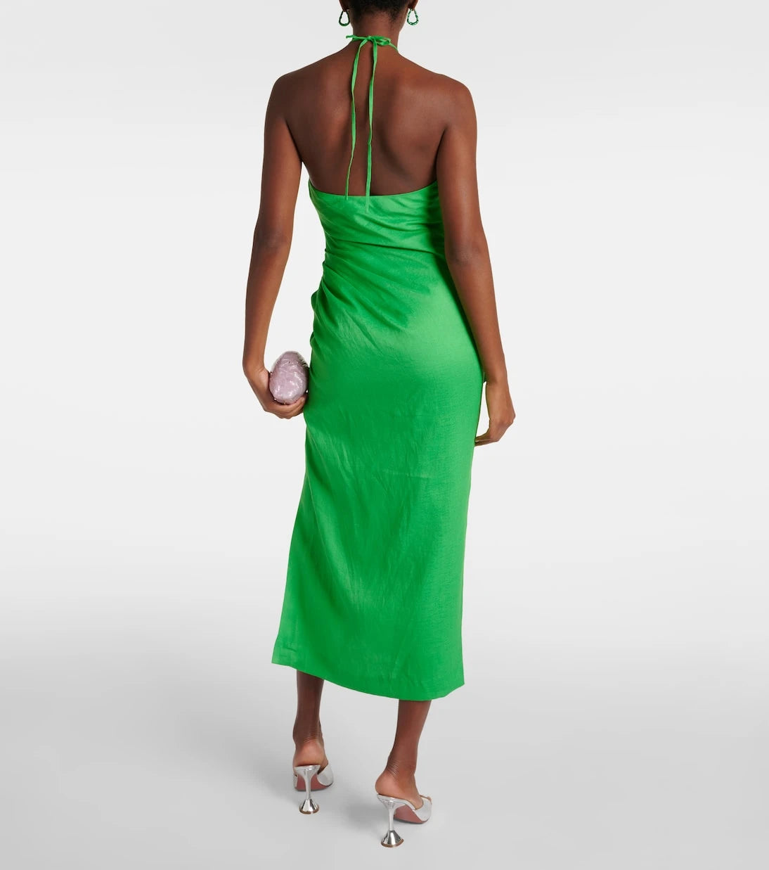 Simkhai - Hansel halterneck linen midi dress