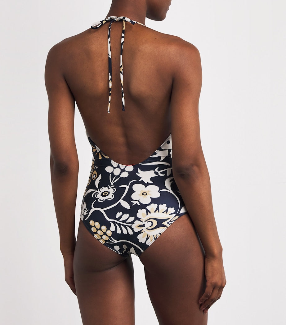 La Doublej Multi Selva Print Sexy Swimsuit