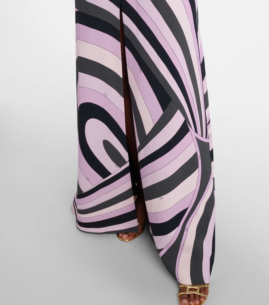 Pucci - Iride halterneck satin gown