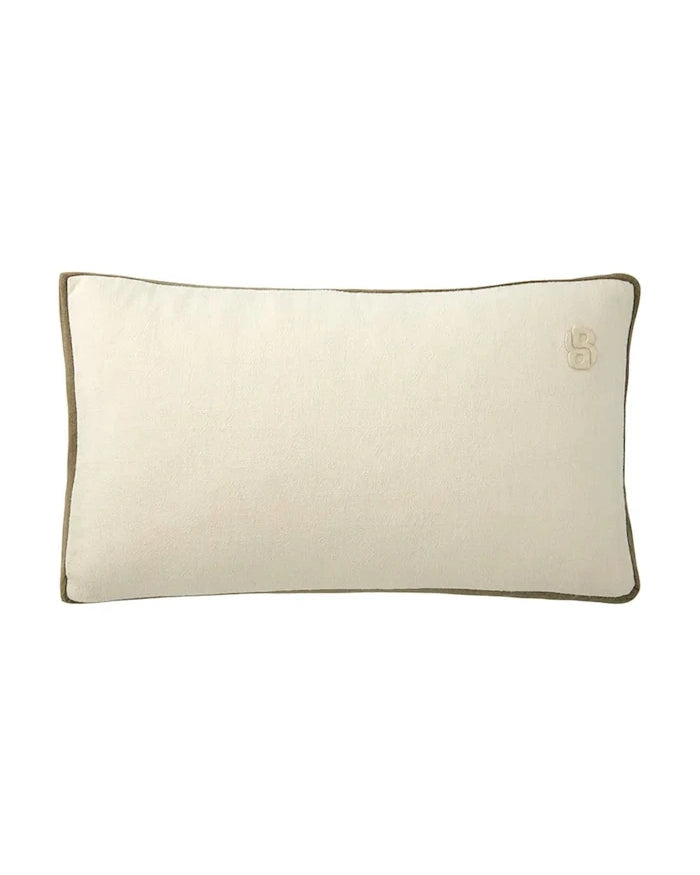 BOSS CLAYTON Milk 31 x 55 cm Dekoratif Keten Yastık Kılıfı