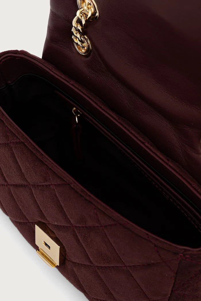 OCARINA SUEDE imitasyon süetten kadın çapraz çanta