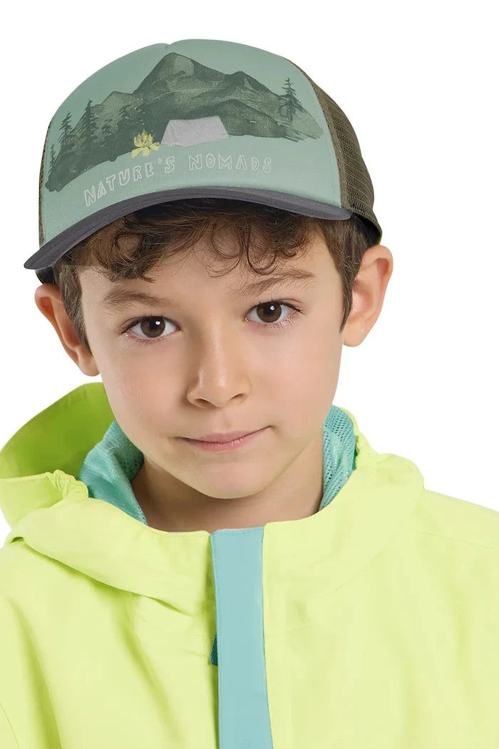 Jack Wolfskin шапка с козирка за деца ANIMAL MESH CAP K