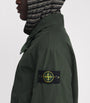 Stone Island Green Canvas Waterproof Compass Jacket